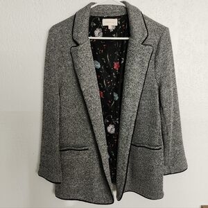Skies Are Blue Gray Knit Blazer